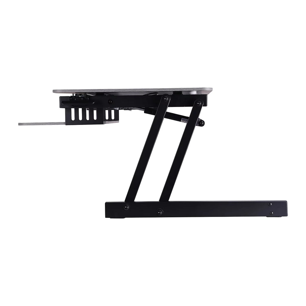 Gray Height Adjustable Standing Desk Converter V850