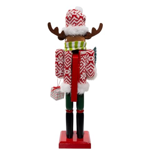 15-inch Wooden Reindeer Nutcracker M247722