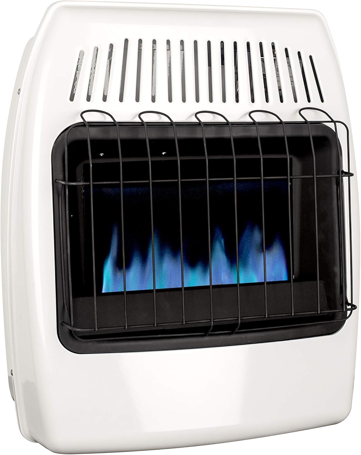 White 20,000 BTU Natural Gas Wall Heater R444