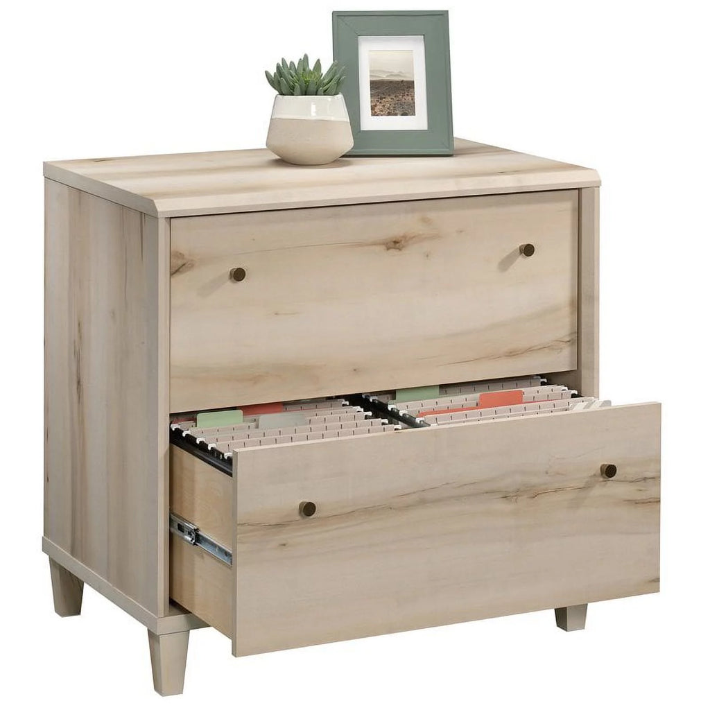 Contemporary Engineered Wood Lateral File Cabinet in Maple W923
