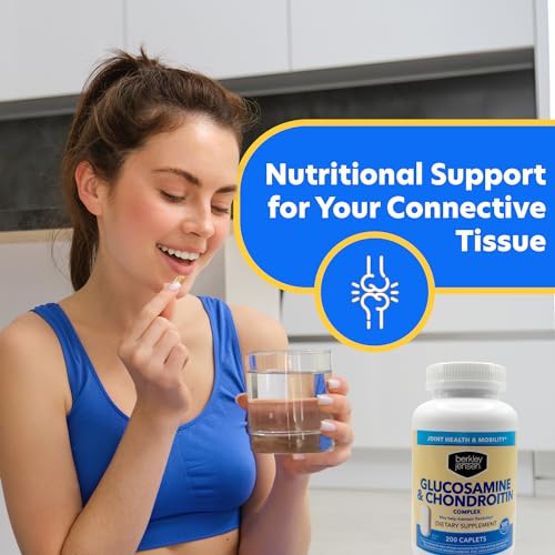 Triple Strength Glucosamine Chondroitin MSM Boswellia Complex Dietary Supplement, 200 Caplets J743