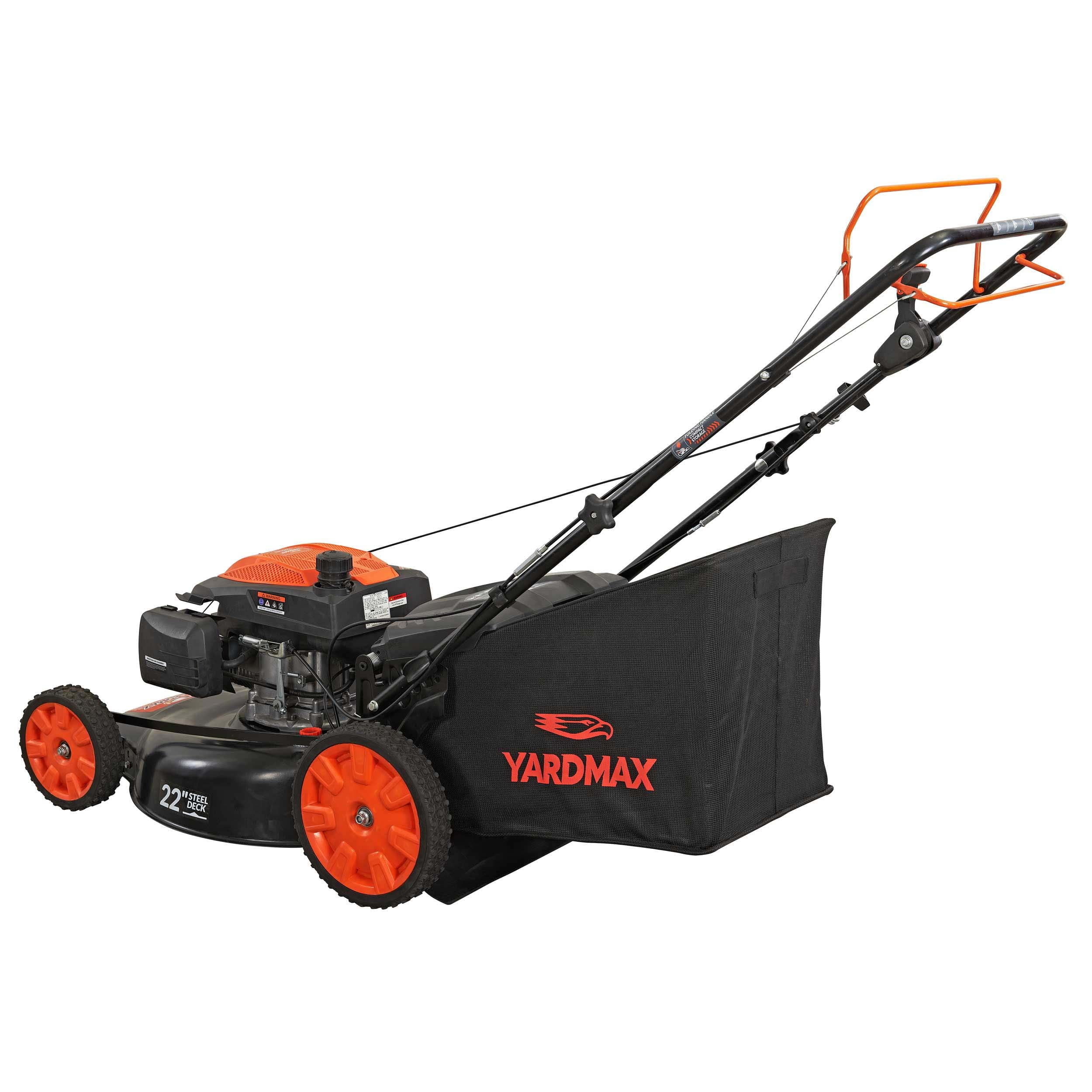 22 in. 201cc 6 Speed CVT RWD 3-in-1 Gas Self Propelled Lawn Mower V406719