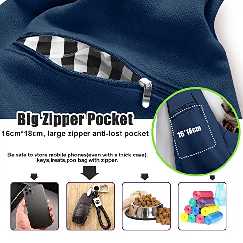 Small Dog Sling Carrier with Adjustable Strap (Black) R9643