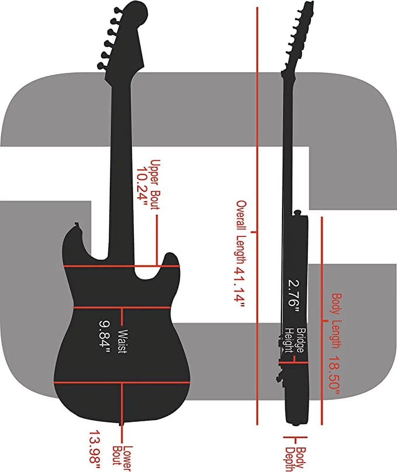 Wooden Hard Case for Electric Guitar E561924