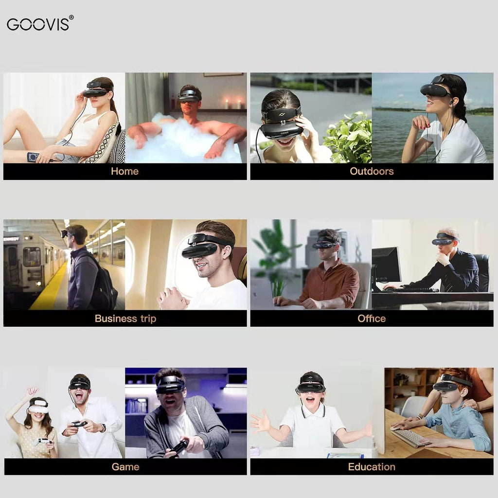 Dual 2K AMOLED Display VR Headset with Carrying Case and Elite Strap N778608