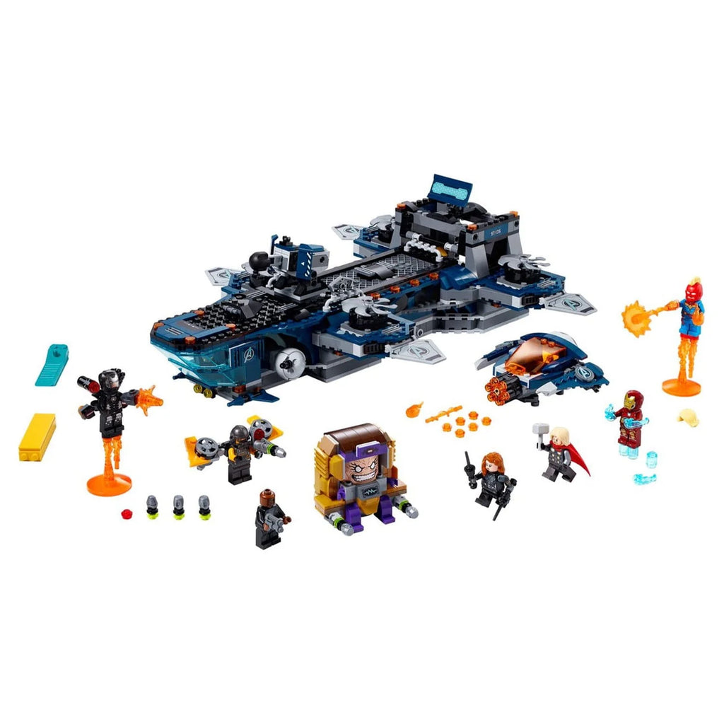LEGO Marvel Avengers Helicarrier Brick Building Toy with Action Minifigures (1,244 Pieces) D7703