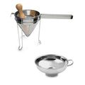 Stainless Steel Canning Bundle, Funnel and 3-Piece Chinois Set X4654