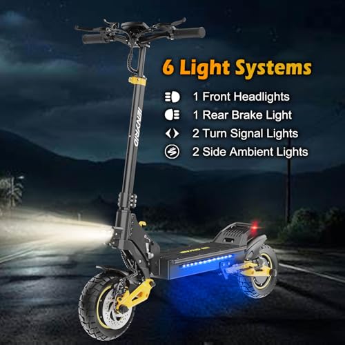 Electric Scooter with Seat 10" Off Road Pneumatic Tires I459434