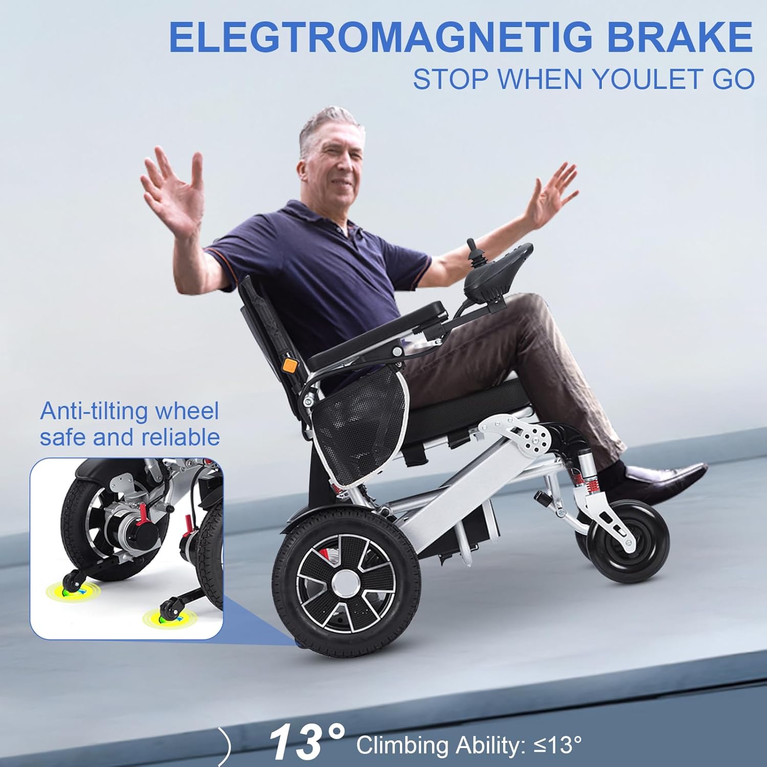 Lightweight Foldable Electric Wheelchair H9320