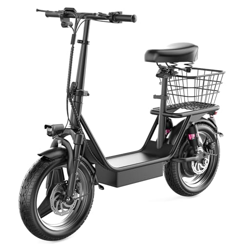 500W Motor 25mph Speed 30Miles Range Electric Scooter with Seat A7515