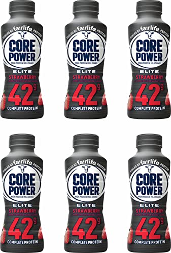 Chocolate Protein Shake, 14 fl oz, 26 gm, Pack of 6 Bottles Y86715