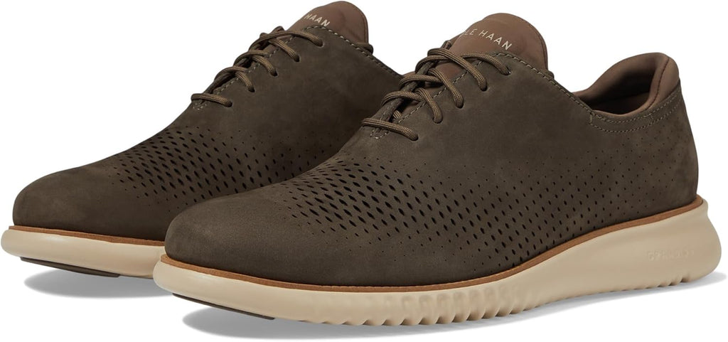 Deep Olive Nubuck/Oat Oxford Shoes F9873