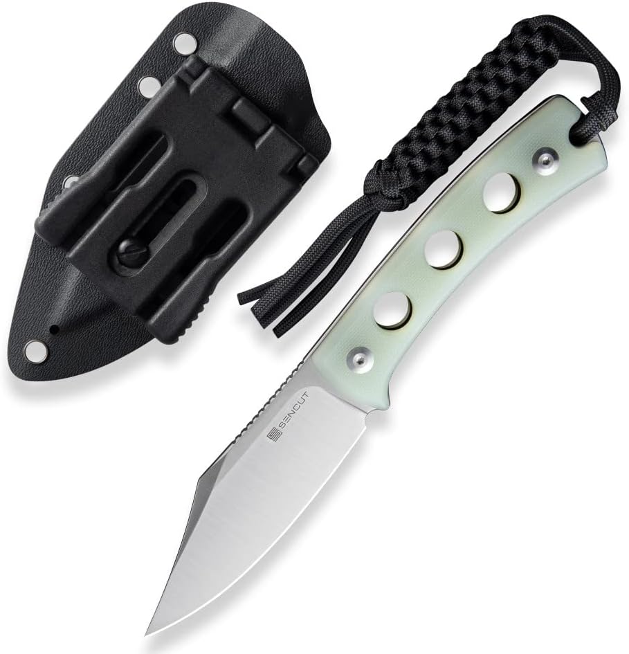 Fixed Blade Knife with G10 Handle and Kydex Sheath L1641