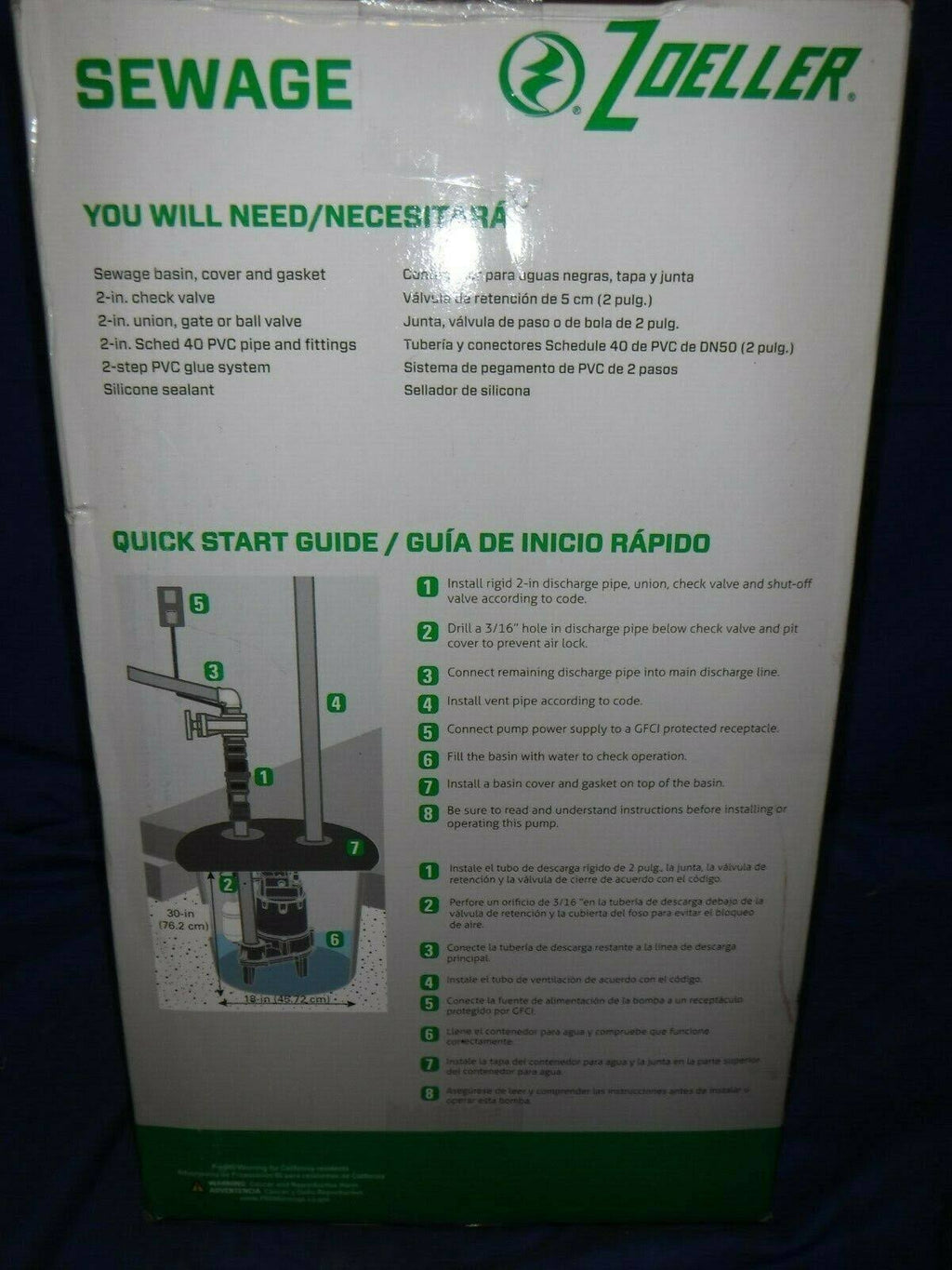 0.5-HP 115-Volt Cast Iron Sewage Sump Pump R147537
