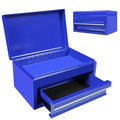 Black 10" Mini Portable Steel Tool Box with Drawer B4709