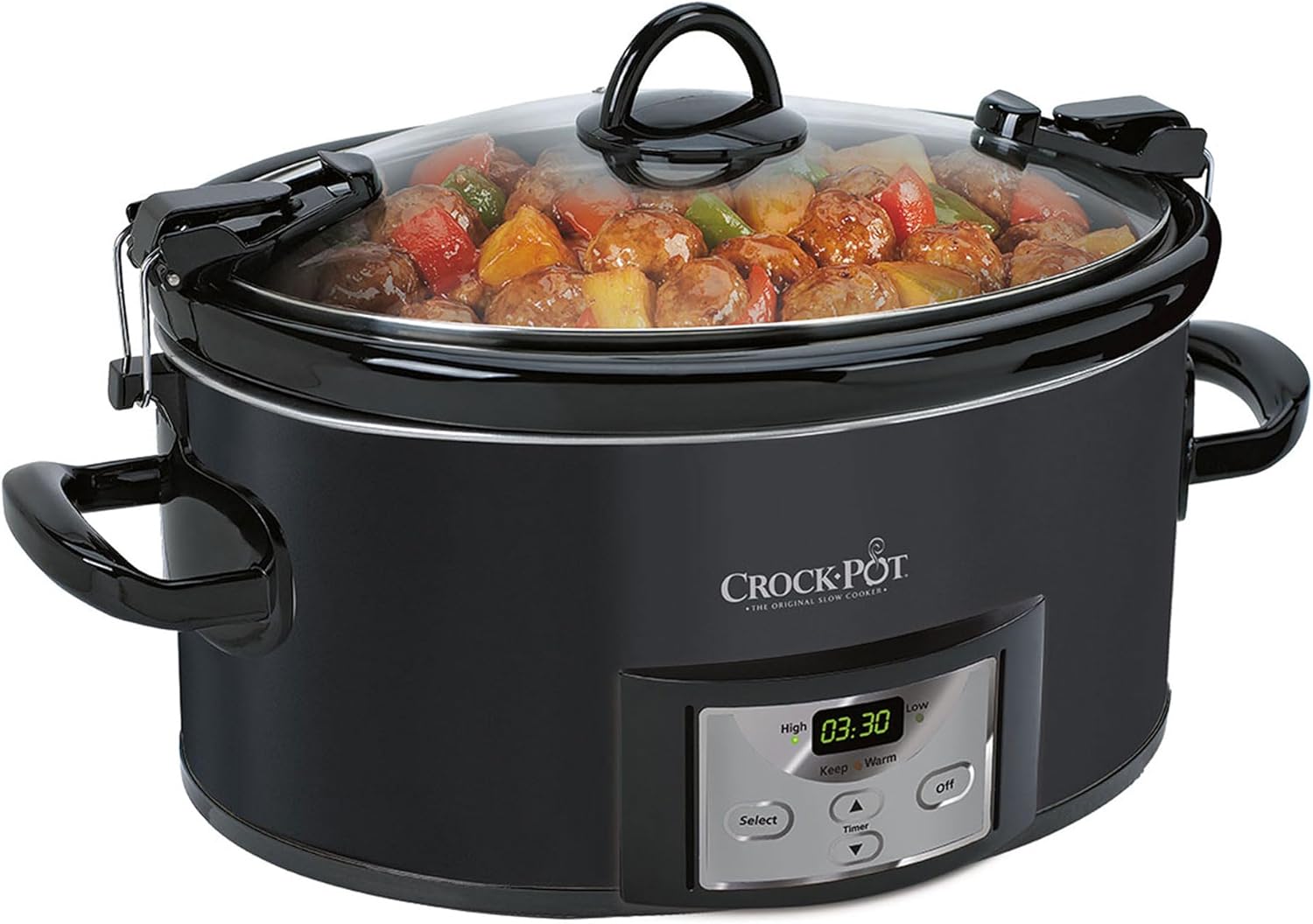 7 Quart Programmable Slow Cooker with Removable Stoneware M403102