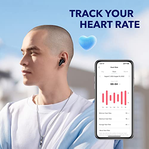 Noise Cancelling True Wireless Earbuds with Heart Rate Sensor Y7850