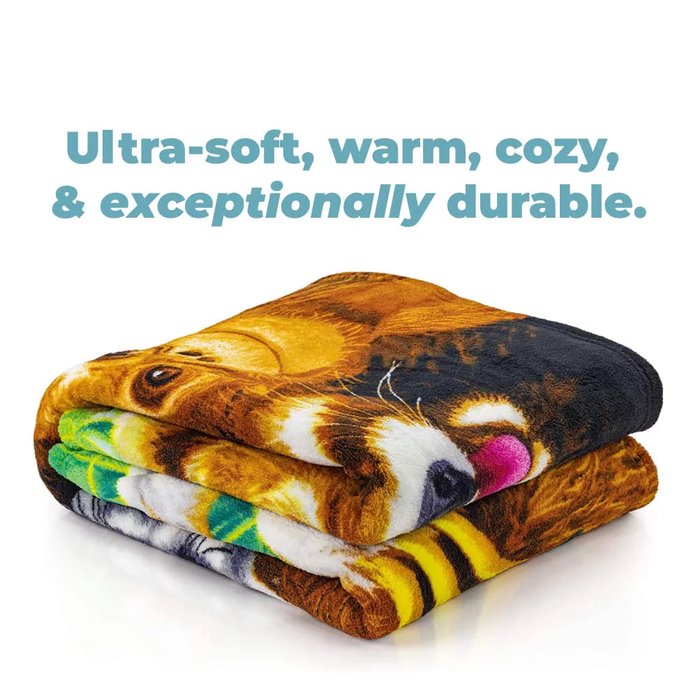 Super Soft Plush Fleece Throw Blanket P623789