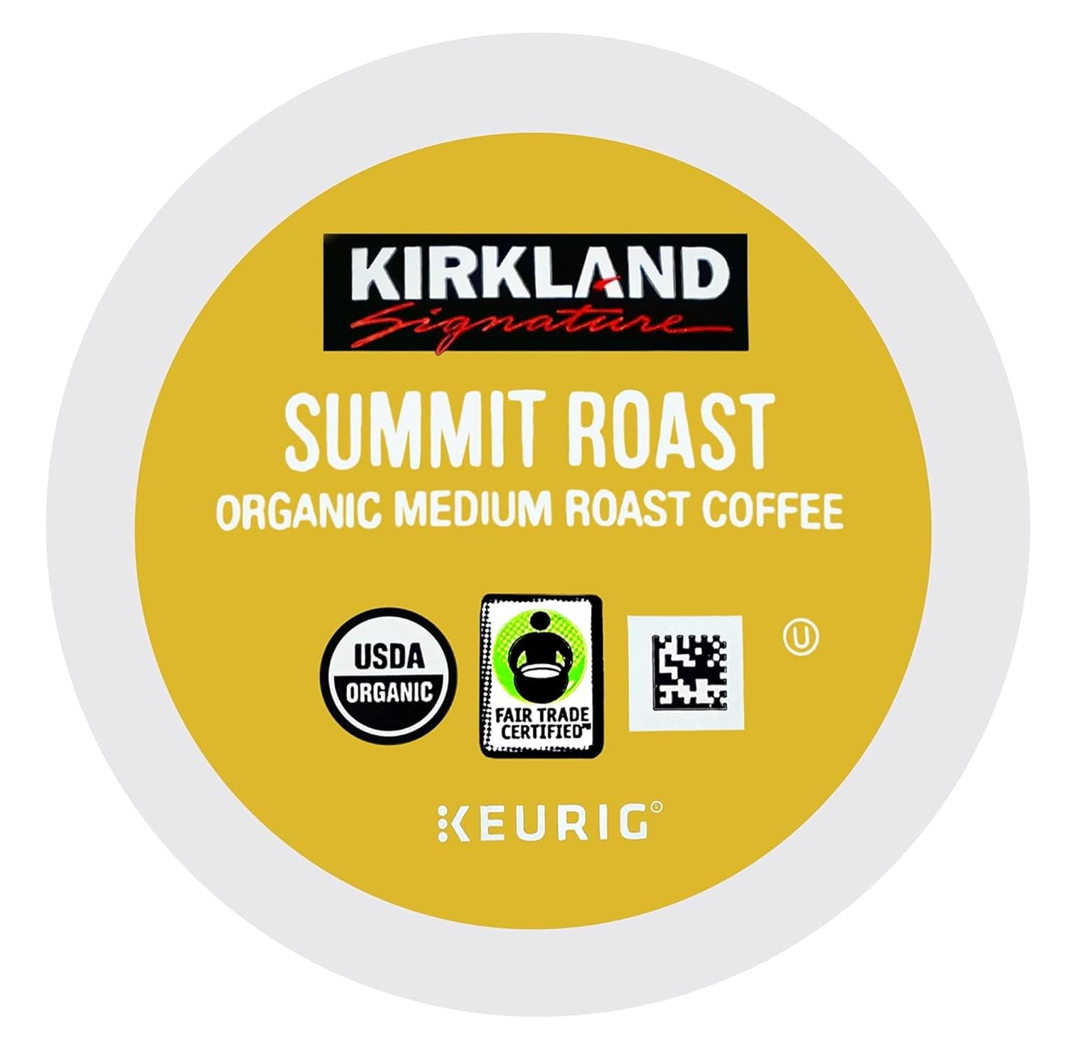 Organic Medium Roast K Cup Pods, 3 lb, 120 Count C49765