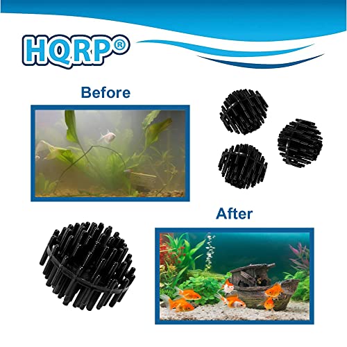 50 pcs 1.5 Inch Bio Balls Filter Media in Mesh Bag with Zipper K803