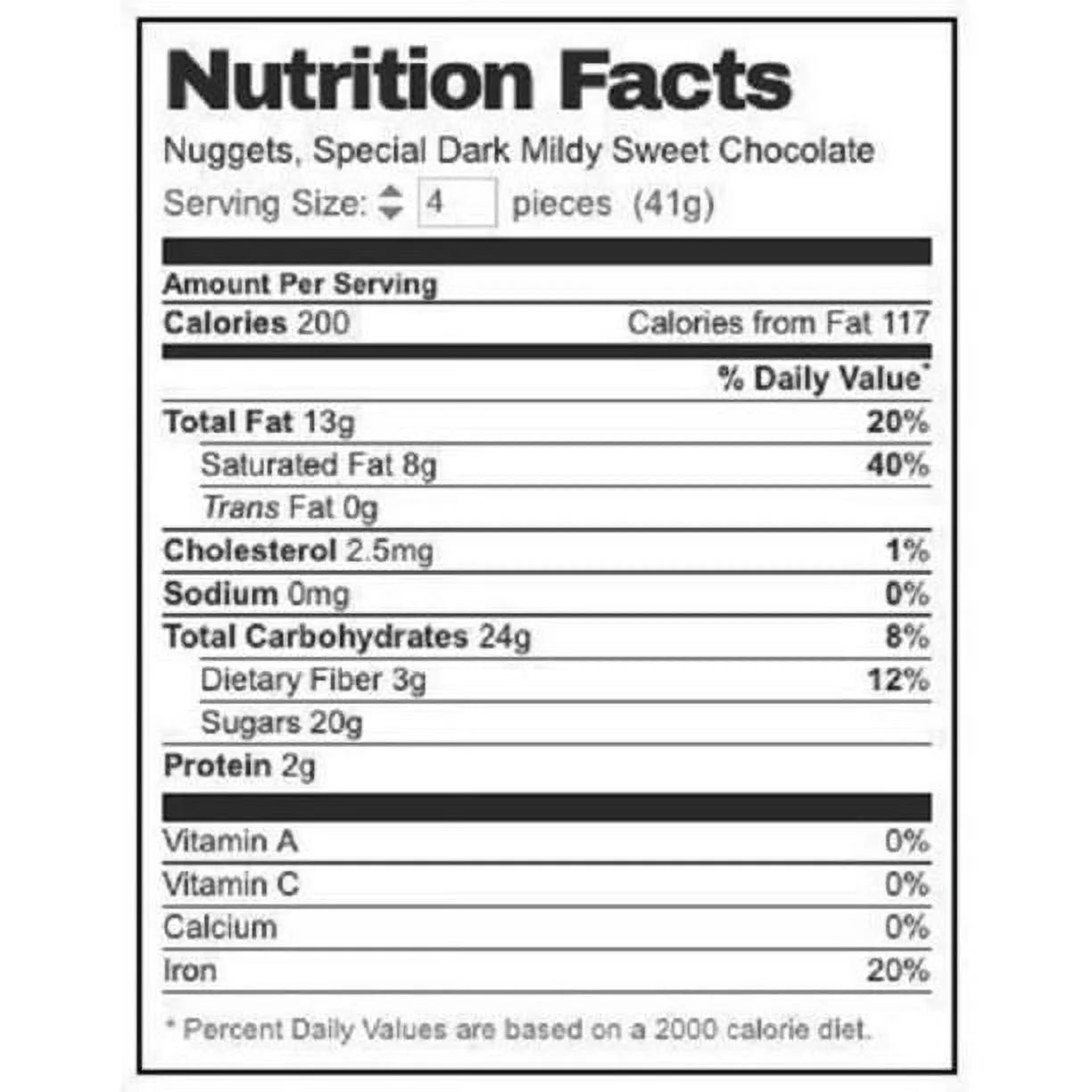 Silver Foils Chocolate Candy Bars 2 Pounds N41041