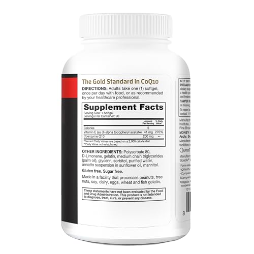 CoQ10 200mg Softgels, 60 Count C8511