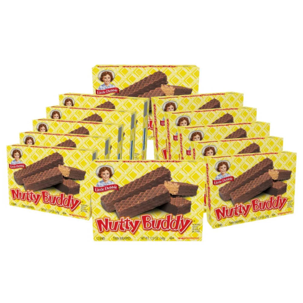 12-Boxes Peanut Butter Wafer Bars V336
