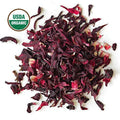 Organic Hibiscus flower Tea, cut & sifted 16 oz H5877