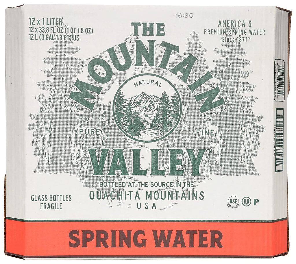 33.8 Fl Oz 12 Pack Spring Water B20768