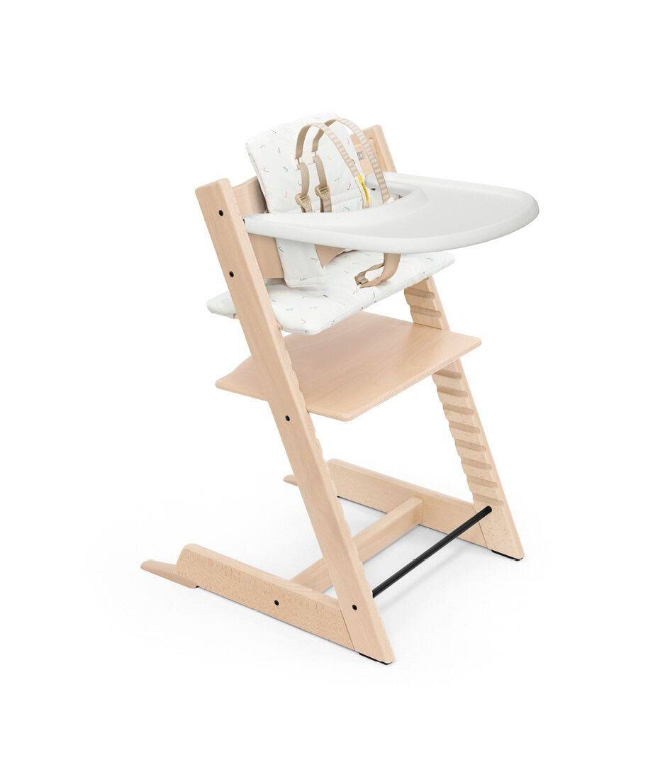 Natural / Icon Grey High Chair B315