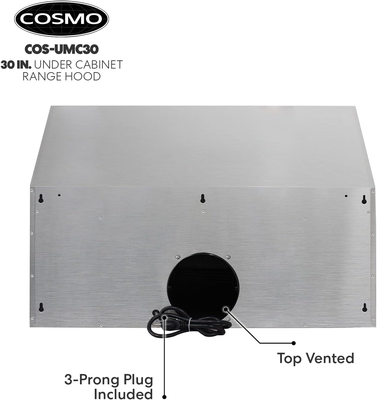 30 in. Ducted Under Cabinet Stainless Steel Range Hood Q165158