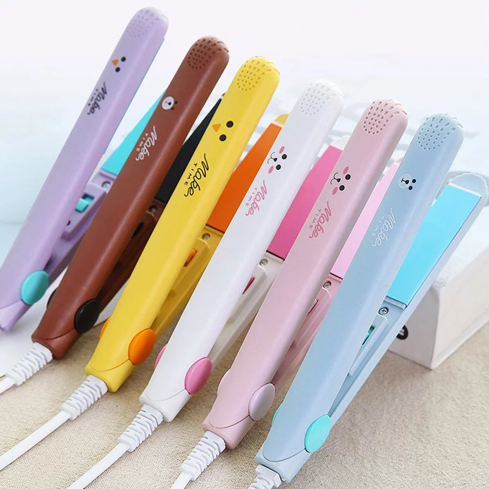 Blue Ceramic Tourmaline Mini Hair Straightener L781