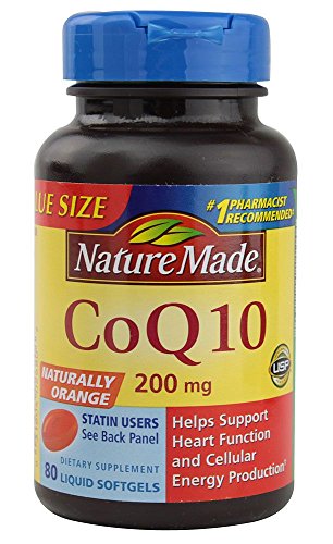 CoQ10 200mg 80 Softgels Dietary Supplement L16479