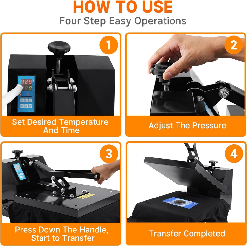 16x24" Clamshell Heat Press Machine X912
