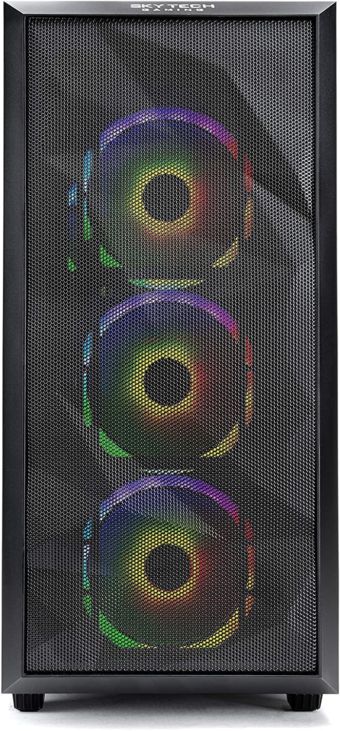 Intel Core i5 12400F 2.5 GHz NVIDIA RTX 4060 1TB NVME SSD 16GB DDR4 RAM 3200 650W Gold PSU Windows 11 Home Gaming PC Desktop I306
