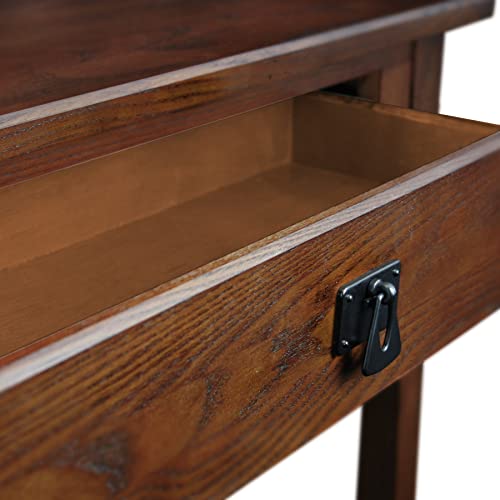 Medium Oak Solid Wood Console Table K873801