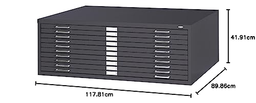White Flat File Closed Base U460147