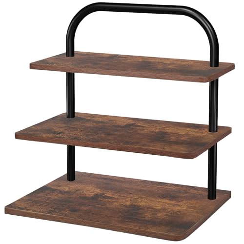 3 Tier Square Wood Cupcake Stand D820766
