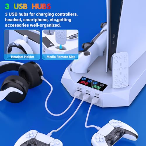 PS5 Cooling Station with Controller Charging Station R1370