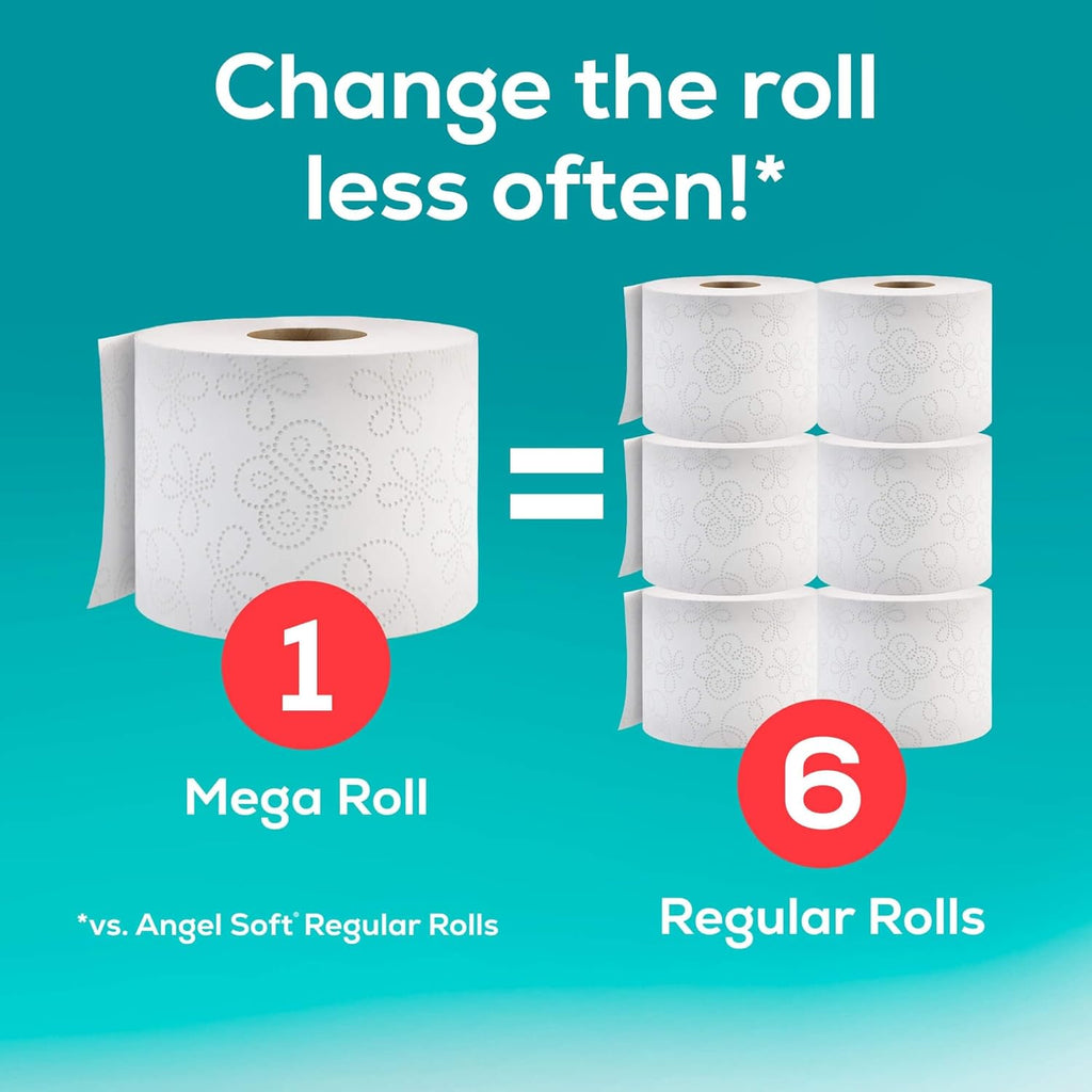 24 Super Mega Rolls Toilet Paper F1450