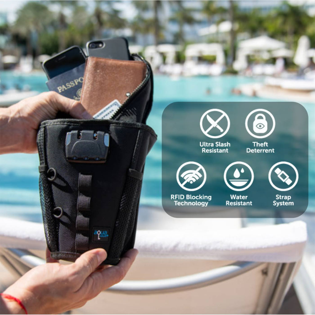 Blue Portable Travel Safe G204917