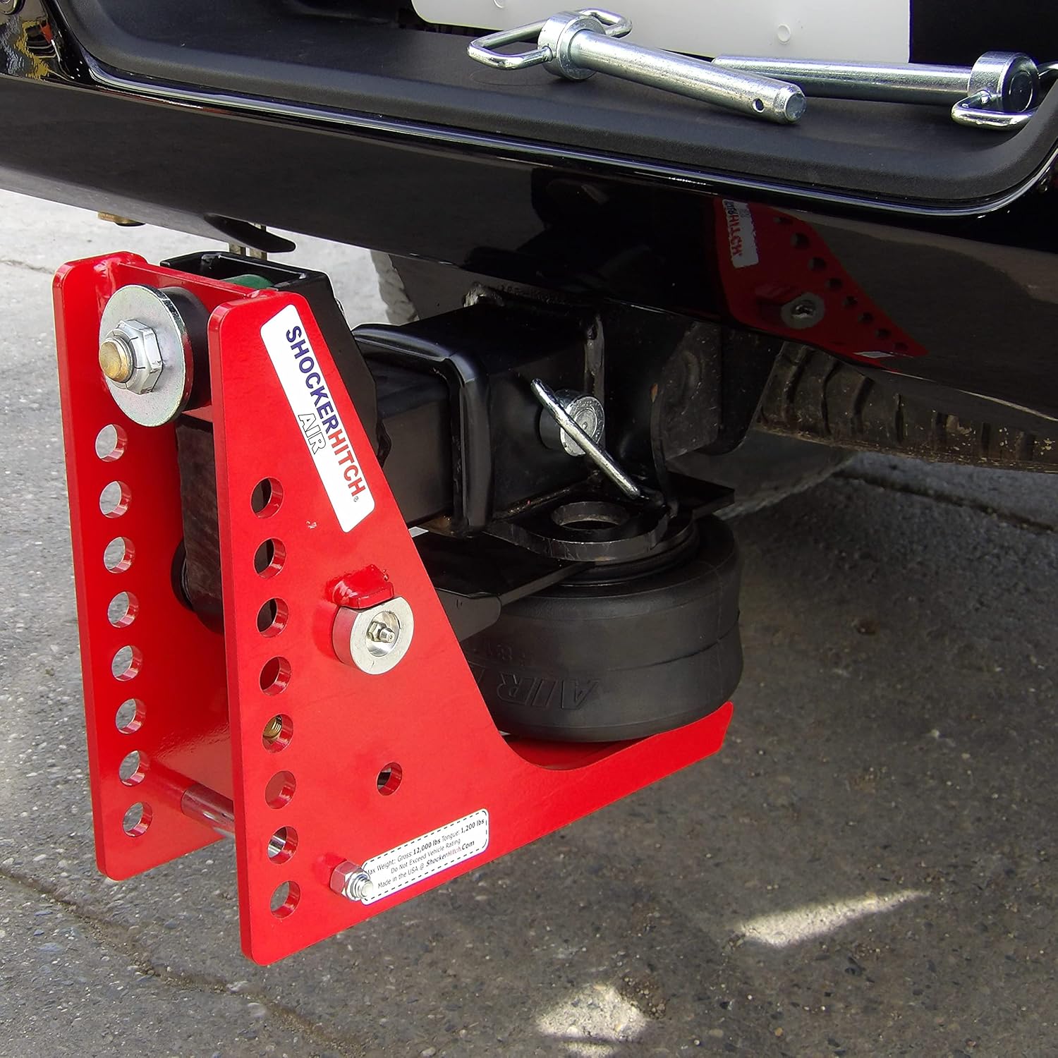 Air Hitch with Sway Control Ball Mount, 2" Hitch - 12,000 lbs X480125