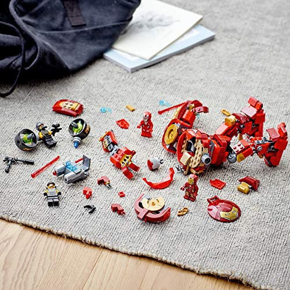 LEGO Marvel Avengers Iron Man Hulkbuster Versus A.I.M. Agent 76164, Interactive Brick-Build Playset with Minifigures (456 Pieces) Q3867