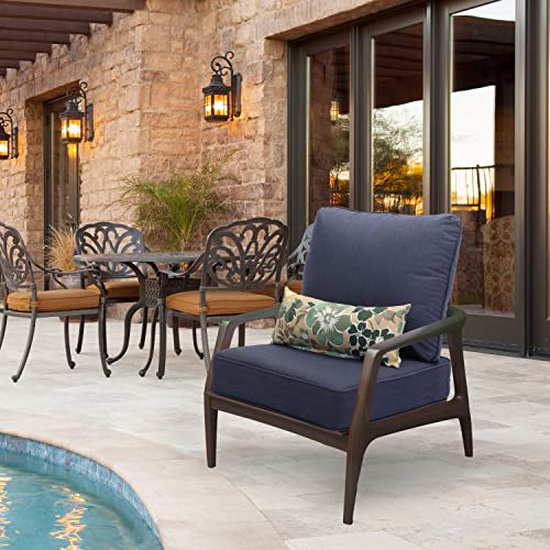 22'' x 24'' Green Outdoor Deep Seat Chair Cushion Set of 2 Seats, 2 Backs, 2 Pillows K875427