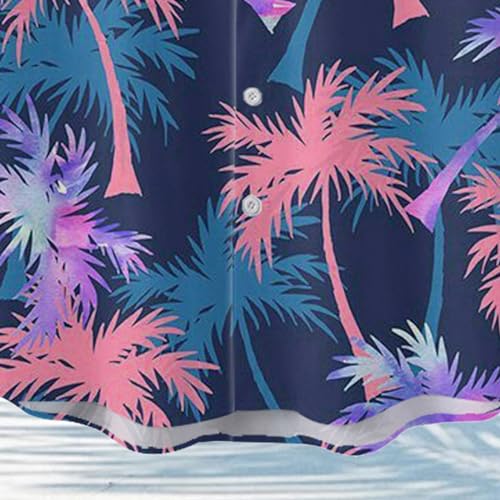 Mens Printed Hawaiian Button Down Shirts N566248