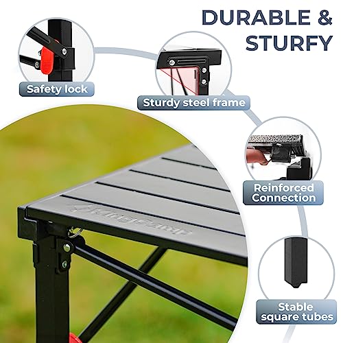 Aluminum Roll Up Camping Table 53.5"X27.5" M945897