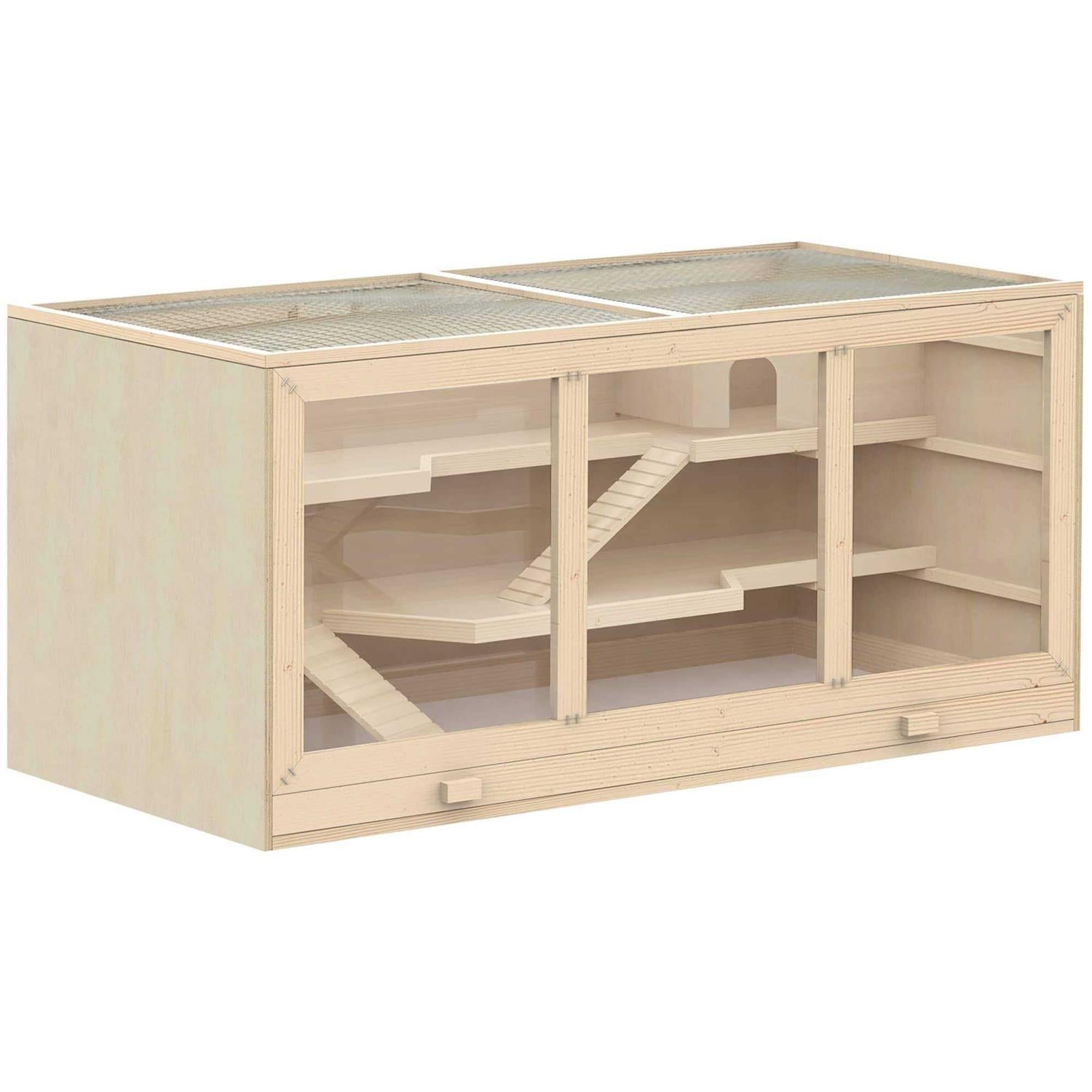 Extra Large Wooden Hamster Cage X46628