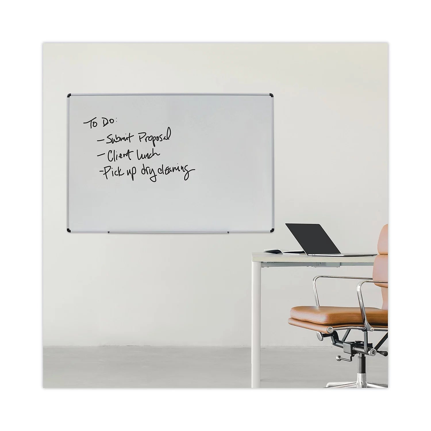 72" x 48" Aluminum Finish Dry Erase Board M705