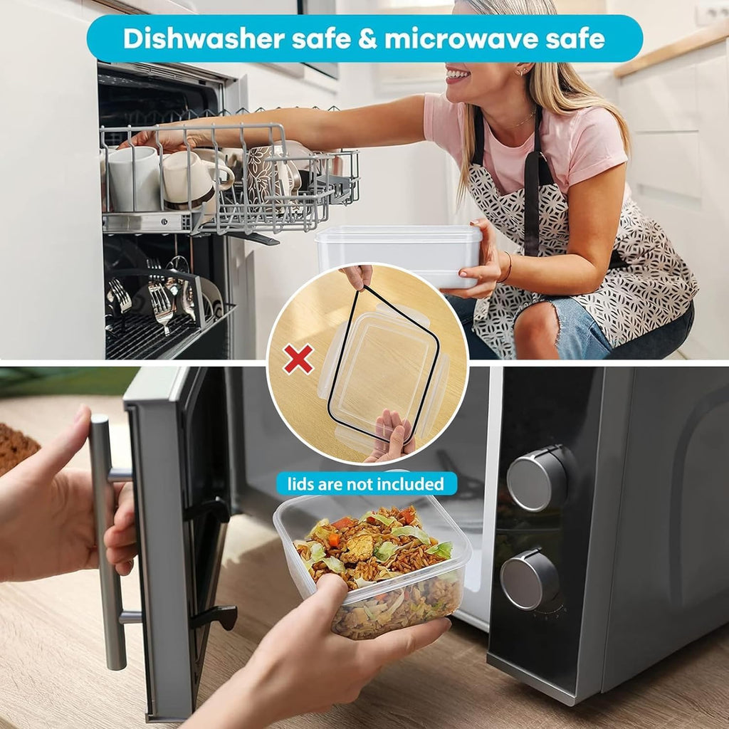 6 PCS Large Leakproof Food Storage Containers with Removable Colander M879228