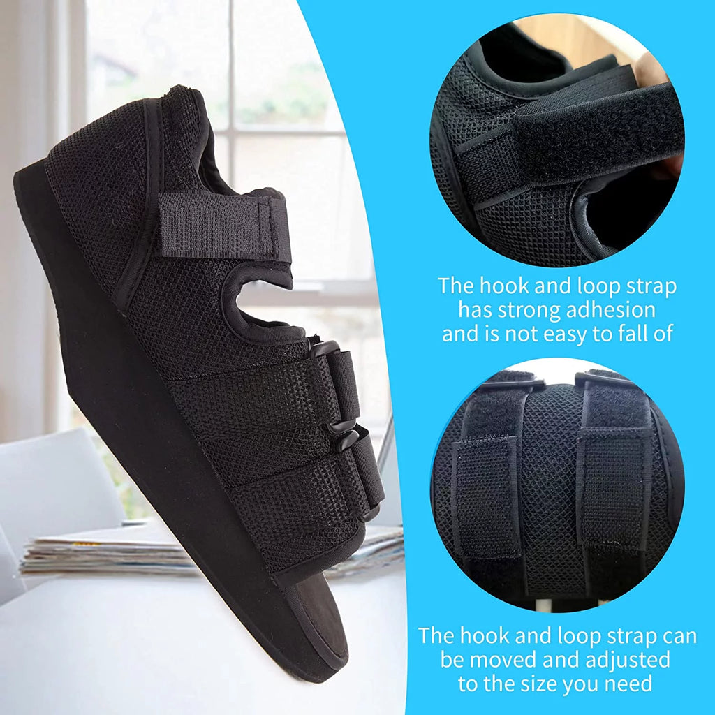 Heel Wedge Healing Shoe Lightweight Medical Orthopedic Foot Brace Off-loading Shoes H210
